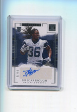 2018 Panini Impeccable Rookies Bo Scarbrough Rookie Auto 6/75
