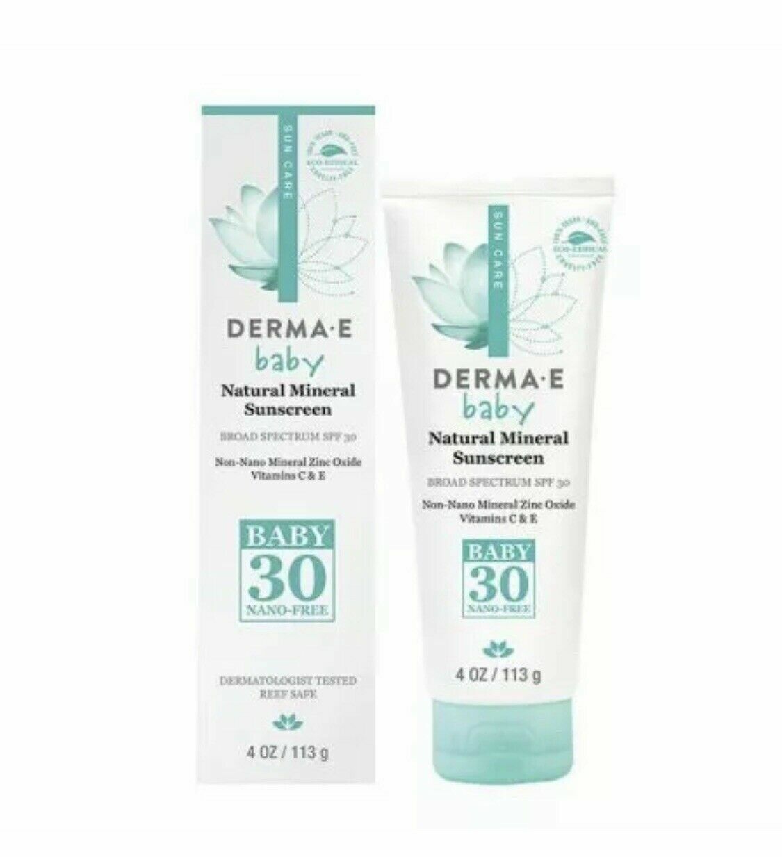 derma e natural mineral sunscreen