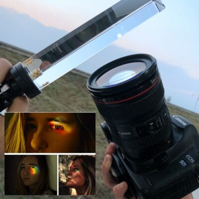Photography Triangular Rainbow Prism Photo Studio Crystal Glass Effects Filters