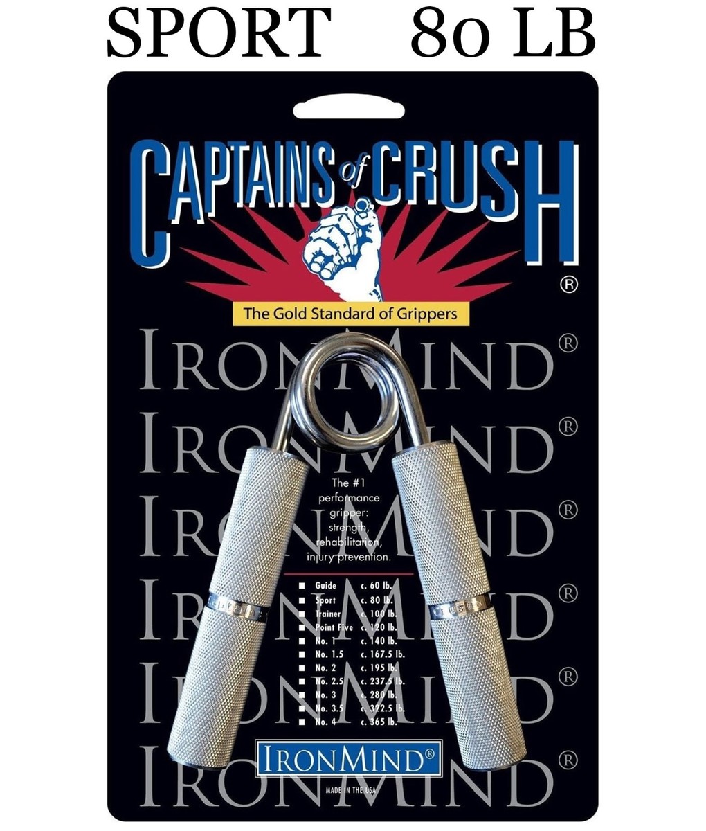 IronMind Captains of Crush CoC Hand Grippers - 80 lb Sport Gripper