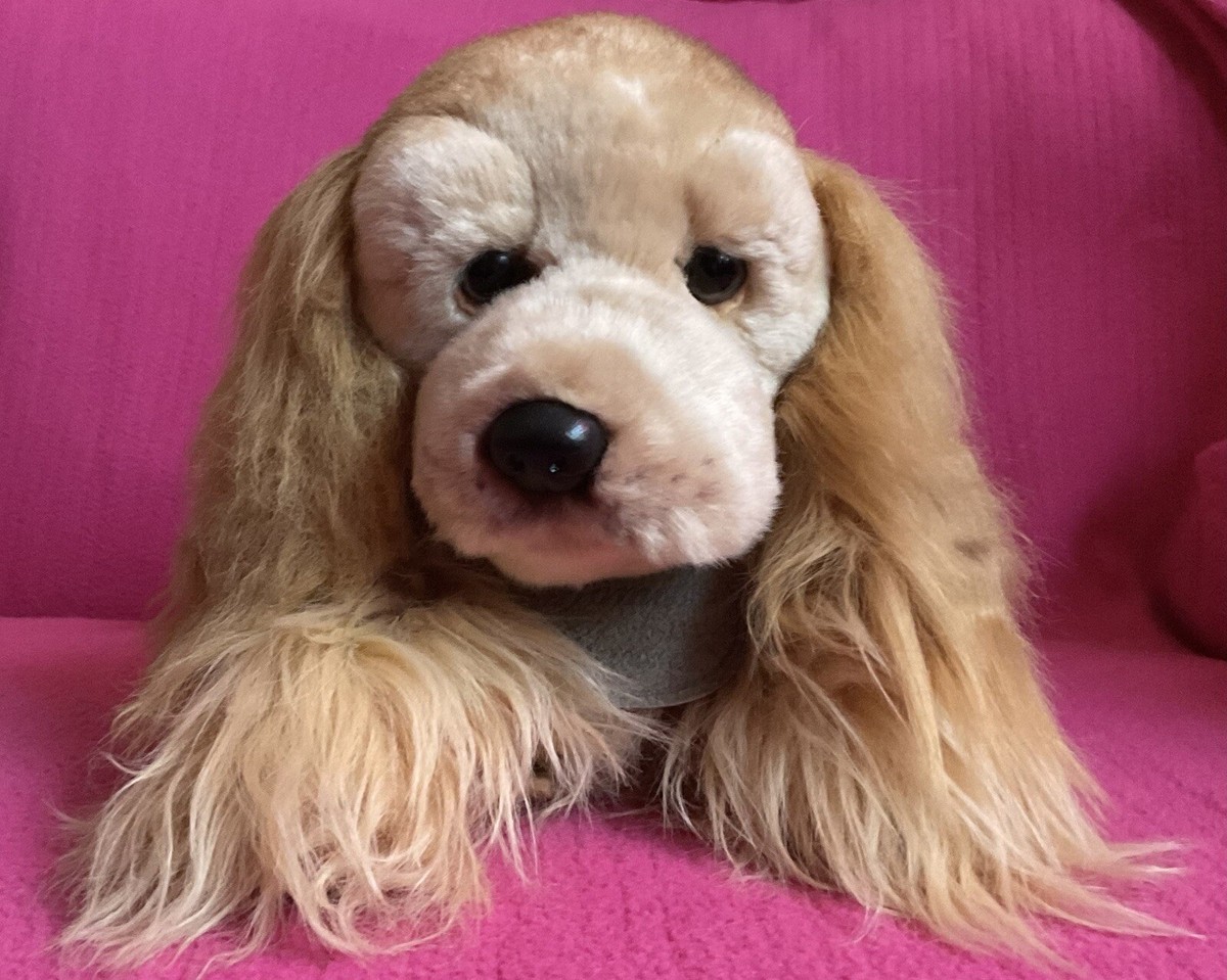 Russ Yomiko Classics Cocker Spaniel Brown Dog Smooth Back Soft Plush Toy  16” Tag