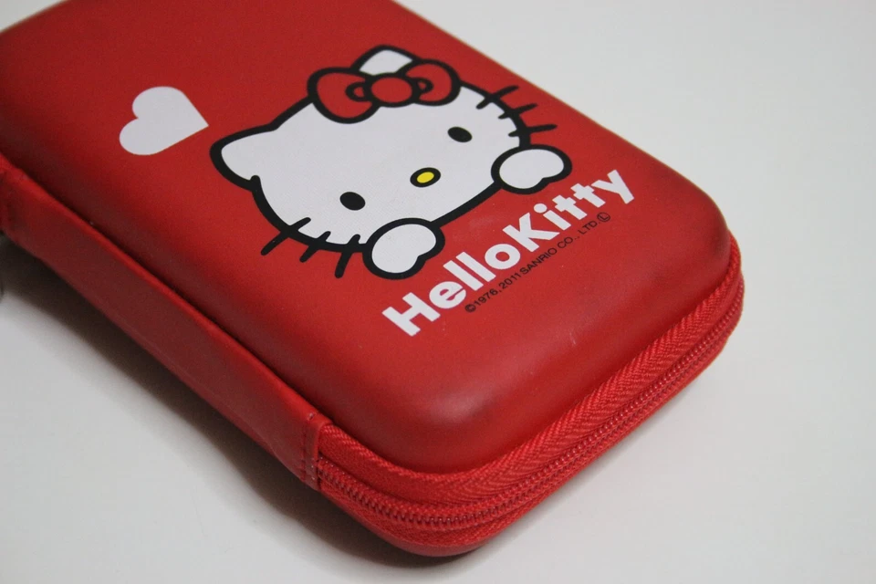 Estojo de transporte/bolsa Hello Kitty para Nintendo 3DS do Japão muito raro/Kawaii - Imagem 2 de 4