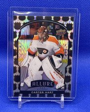 2020-21 UD Allure Carter Hart NHL Shield 1945 🔥 # 38/45 🔥 RARE !!!!