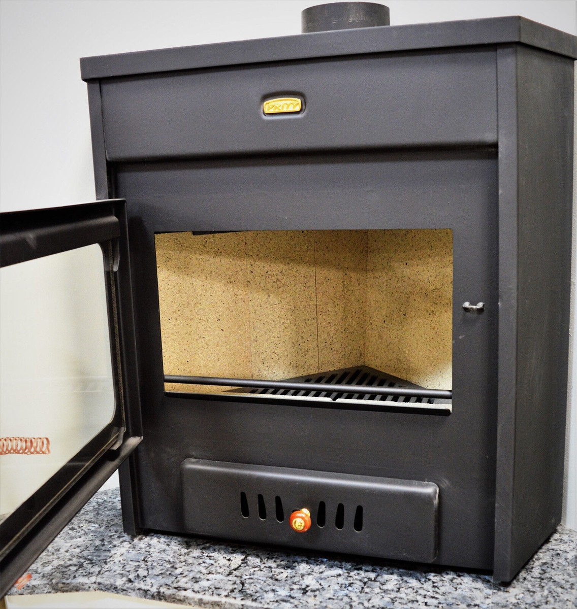 Wood Burning Stove Corner Model Log Burner Solid Fuel 12.1kw Prity AMB  3800215095405 | eBay
