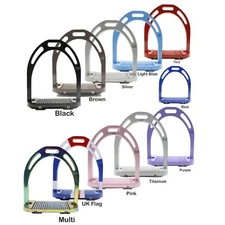 AK Aluminum Light Weight Horse Riding Stirrups with Coated Colors