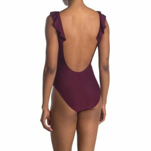 Robin Piccone Purple Juliana Plunging One-piece Size 8 - Bild 3 von 4