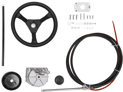 13 FT Boat Outboard Marine Rotary Steering System & Control Cable Kit SS13710