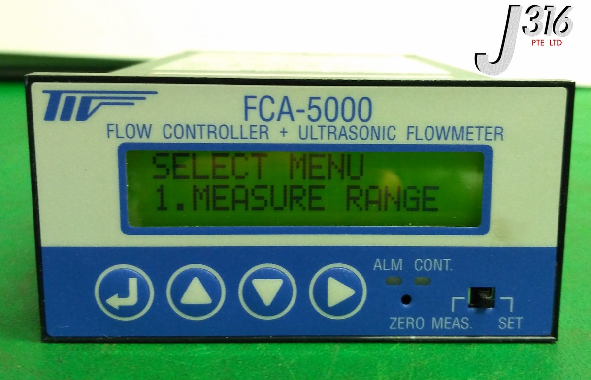 テーブル 3881 TOKYO KEISO FCA-5000 FLOW CONTROLLER + ULTRASONIC FLOWMETER