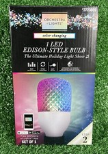 Gemmy Orchestra of Lights LED Edison Bulb Ultimate Holiday Light Show New