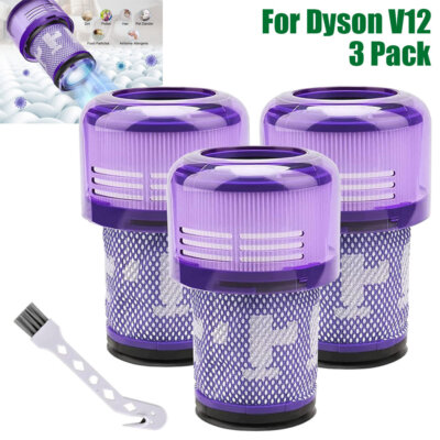 3x Ersatz Hepa-Filter Für Dyson V12 Detect Slim Absolute Animal Staubsauger DE