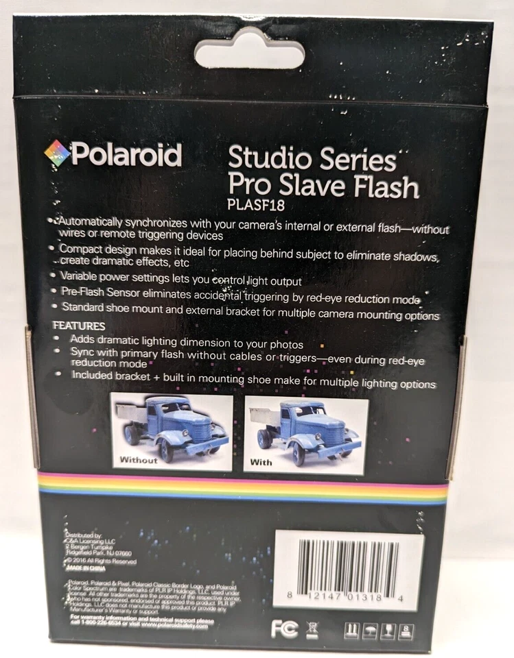 Polaroid Studio Series Pro Cameras & Photo Slave Flash Model: PLASF18 - Image 2 of 2
