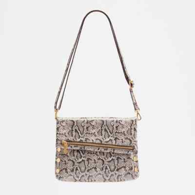Hammitt VIP Med-Daisy Sanke Brushed Gold Crossbody