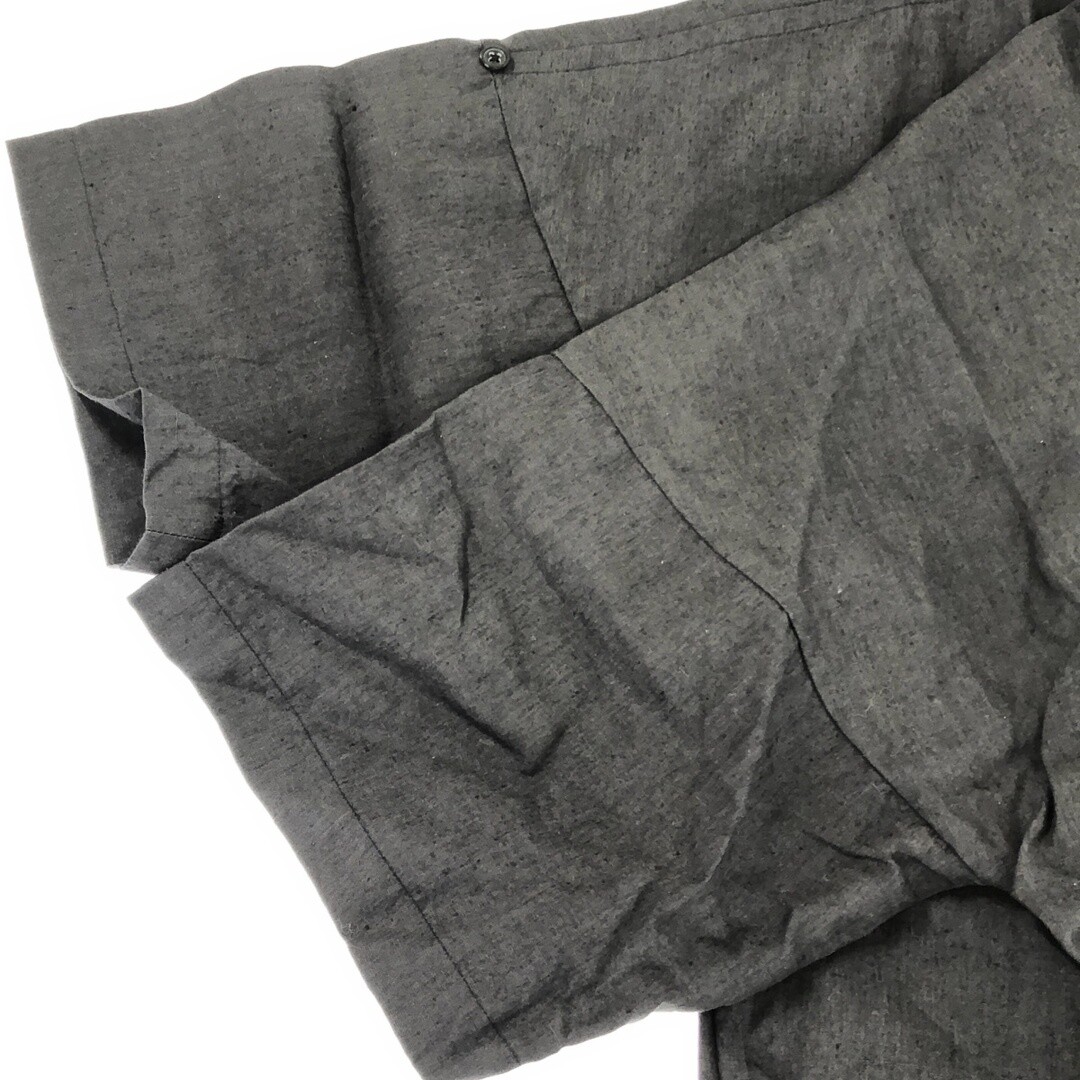 SUNSEA 21SS Joe S.Linen Shirt Open Collar Linen 21S23 Charcoal 