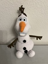 OLAF FROZEN DISNEY SMALL 8  STUFFED PLUSH TOY PRE-OWNED 