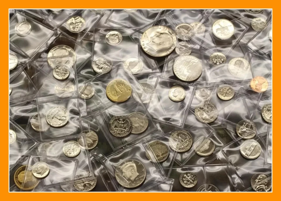 ESTATE LOT SALE ~ US GEM PROOF MINT COINS ~ DOLLARS HALVES CENTS 1960-2010 - Image 4 of 4