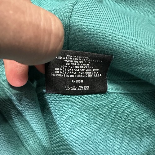 Billionaire Boys Club Ice Cream Cones Hoodie Teal Blue Yellow L - Picture 4 of 6