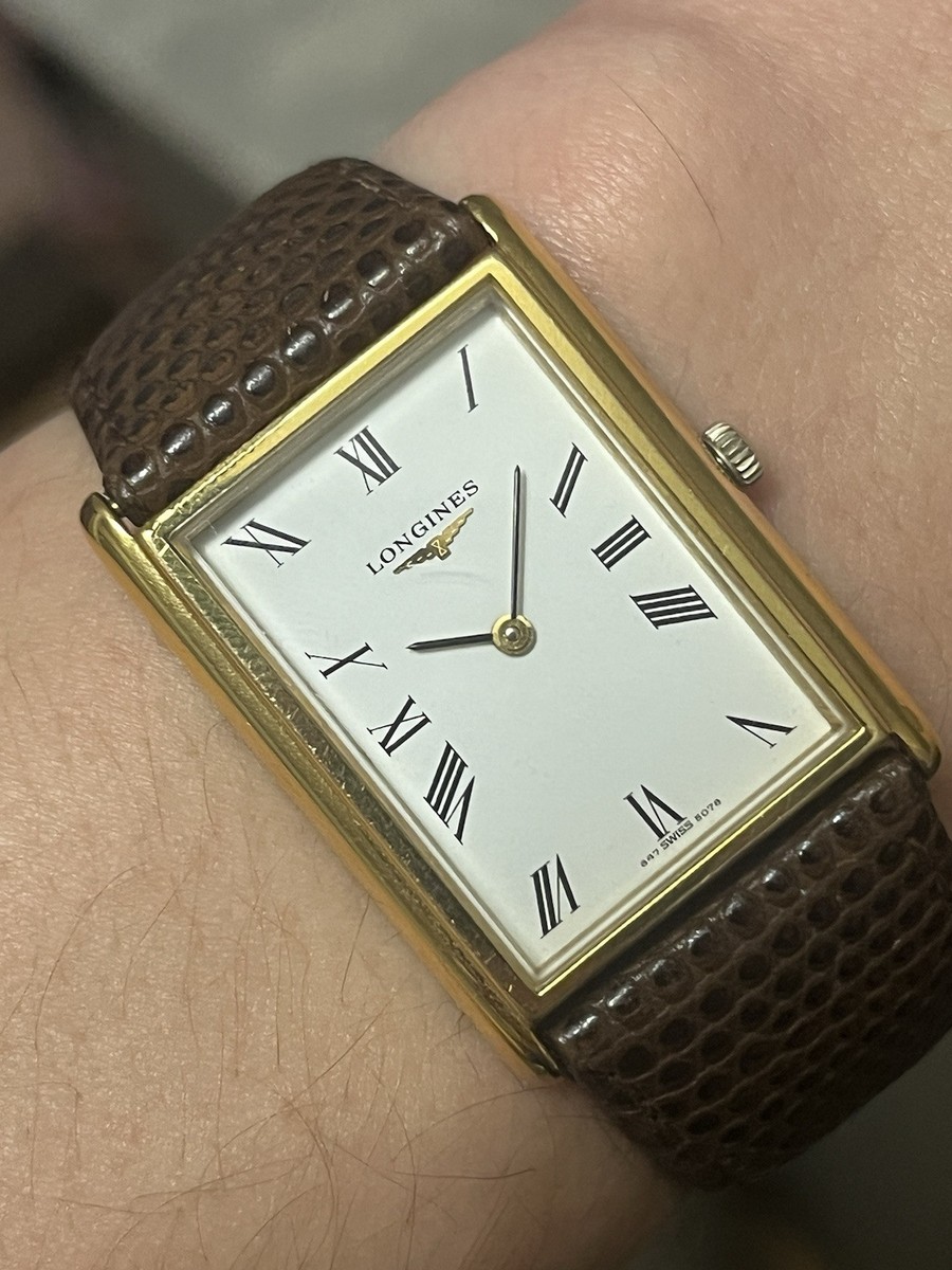 1970's Longines Gold Tank Watch | Manual Wind Movement | Ref: 847
