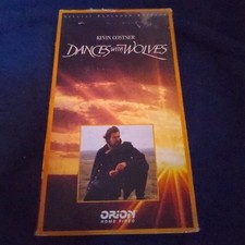 Dances With Wolves VHS 1995 Kevin Costner Special Expanded Edition 2 Tape Set