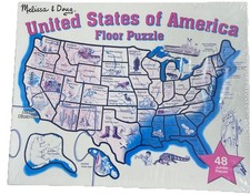 United States of America Floor Puzzle Extra Large 48 Jumbo Pieces Melissa Doug
