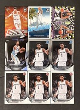 Victor Wembanyama Wemby Lot (9) Lot Optic Splash Express Lane Topps Bowman Spurs