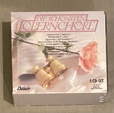 Die Schonsten Opernchore 5 CD Set-Verdi, Wagner, Italian, Russian & German Opera
