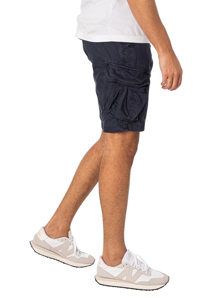 Superdry Pour des hommes Short cargo de base, Bleu - Photo 2/4