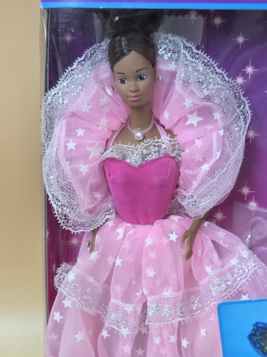 1985 Mattel Dream Glow Barbie Superstar Era African American #2422