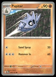 Pupitar 048/131 Common Prismatic Evolutions Pokemon TCG