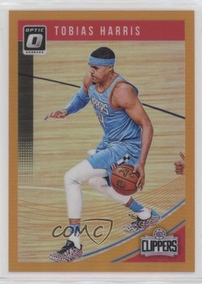 2018-19 Panini Donruss Optic Orange Prizm 145/199 Tobias Harris #34 0ts