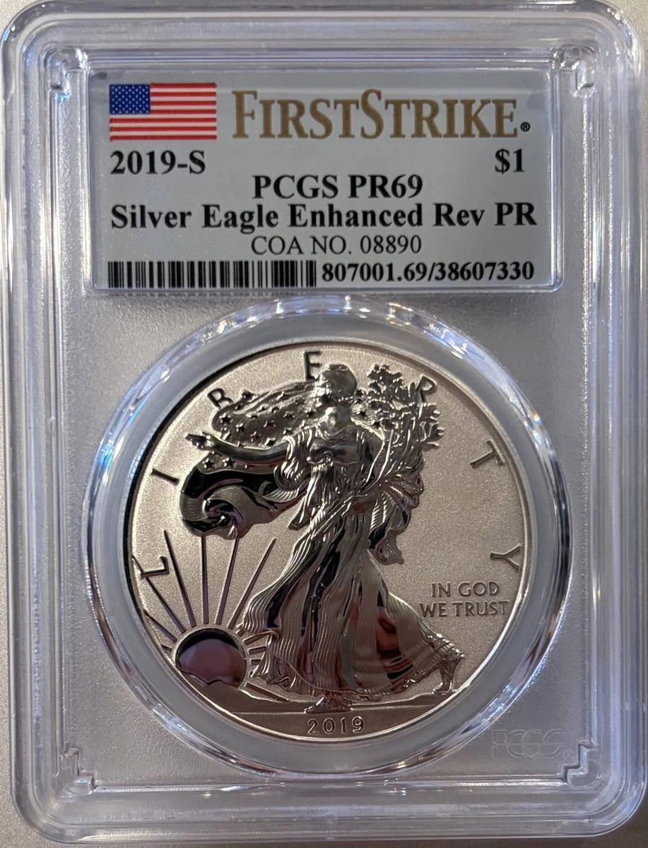 American Eagle PR 69 Graded 2019 Silver Bullion Coins for sale | eBay