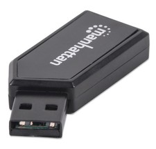 Manhattan Mini USB 2.0 Multi-Card Reader and Writer 101677 Clear