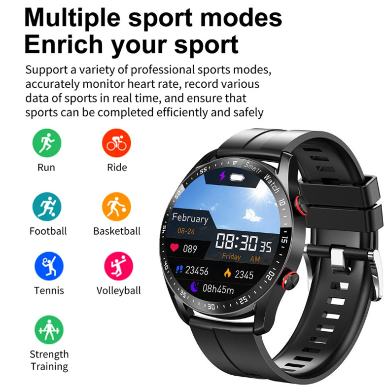 Smart Watch with ECG PPG Monitor Health Fitness Tracker for Running Sleep Cycles