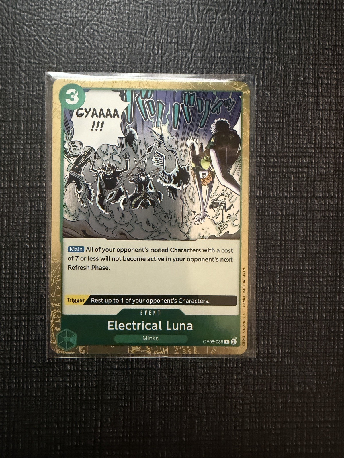 Electrical Luna OP08-036 Two Legends Foil One Piece Card Game English