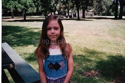 YOUNG AMERICAN GIRL Vintage FOUND PHOTOGRAPH Color ORIGINAL 57 50 U