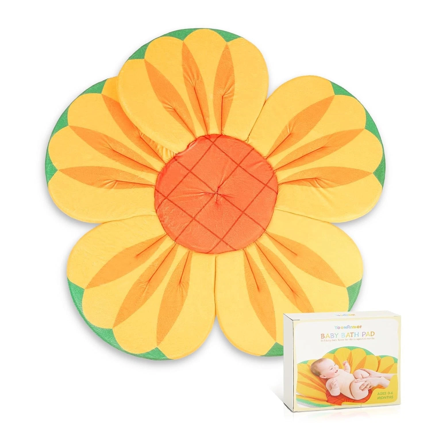 Baby Bath Pad for Infant Bathtub Sink, Non-Slip Flower Bathtub for Infants 0-...
Opens in a new wind