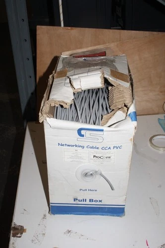 PART BOX-PRO COM -DCS/C5-UTP-CCA-PVC-GRY-305 Data Cable CaT5 4 Pairs - 261 METER