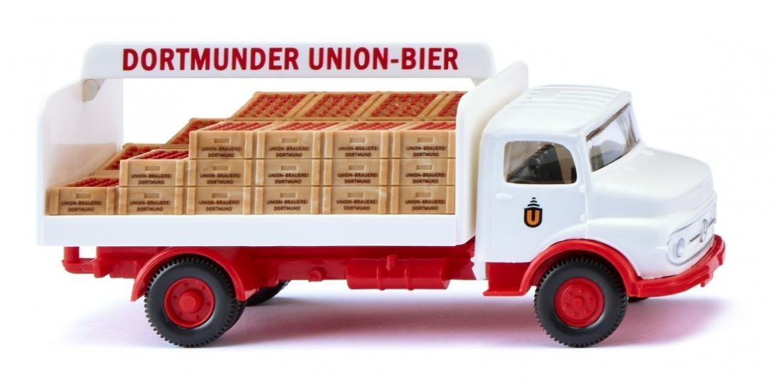 WIKING MERCEDES-BENZ 4x2 Dortmunder en vitrine haut de gamme HO 1/87