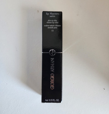 Giorgio Armani Lip Maestro Satin Lip Color Shade 13 Skin-on-Skin 0.13 fl oz