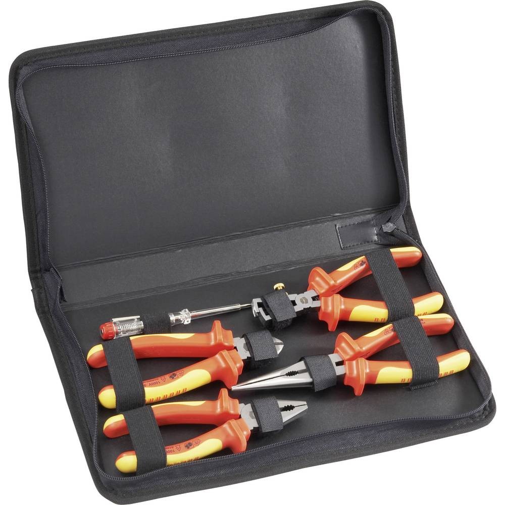 Jeu de pinces 4 pièces TOOLCRAFT pour extraire les vis bloquées et couper les fils rigides