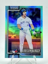 2026 Topps Series 1 - Addison Barger #241 Aqua Holo Foil
