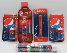 Pepsi & Mtn Dew Flavored Lip Balms Gloss Collectibles Soda Promo Advertising