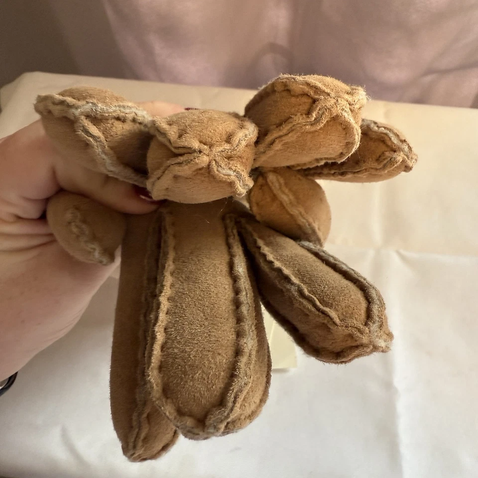 Guantes de gamuza UGG para mujer de piel de oveja suave castaño L $155 regalo de invierno Foto 4 de 4