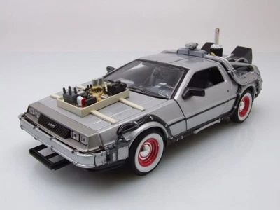 DeLorean Retour Vers Le Futur Partie 3 Modèle Réduit 1:24 Welly - Photo 1/4