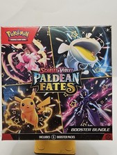 Pokemon Scarlet  Violet Paldean Fates Booster Bundle Factory Sealed - Fast Ship