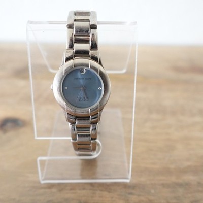 Vintage Anne Klein Quartz Silver Tone Bracelet Watch Anne Klein Ladies Bracelet Watch in Silver Tone Vintage  main image 2