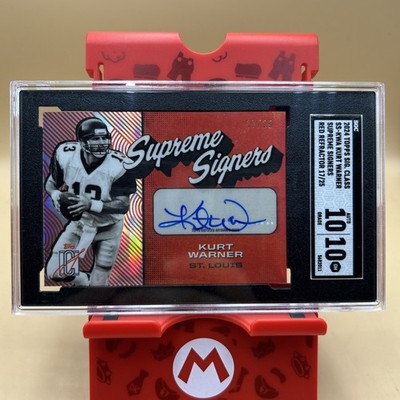 2024 Topps Signature Class Supreme Signers - Red Refractor Kurt