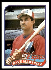 1989 Topps Dave Martinez Montreal Expos #763