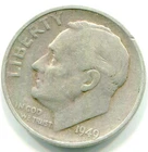 1949-S SILVER ROOSEVELT DIME !! Key Date !! Item B
