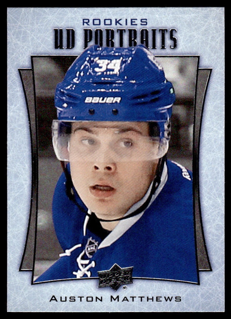 2016-17 Upper Deck UD Portraits Auston Matthews Toronto Maple Leafs #P-110
