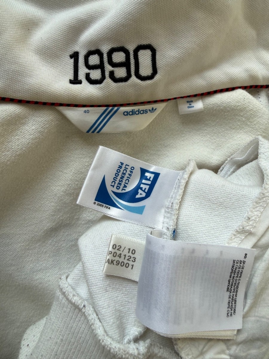 Adidas Germany National Football Soccer Team 1990 FIFA Track Top